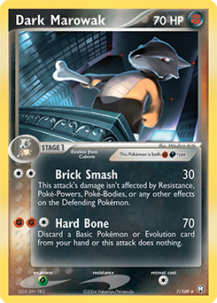 Dark Marowak — Team Rocket Returns 007