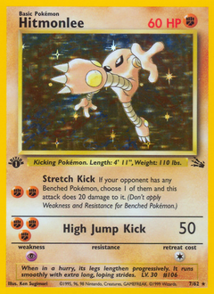 Hitmonlee — Fossil 007