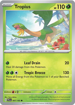 Tropius — Paldea Evolved 007