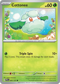 Cottonee — Prismatic Evolutions 007