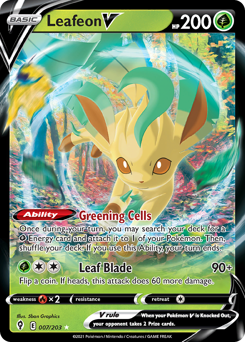 Leafeon V — Evolving Skies 007