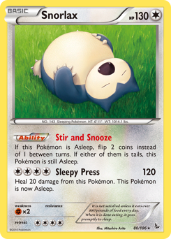 Snorlax — Flashfire 080