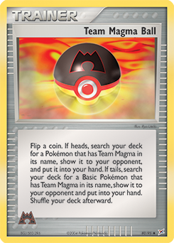 Team Magma Ball — Team Magma vs Team Aqua 080