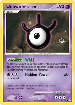 Unown [W] — Legends Awakened 080
