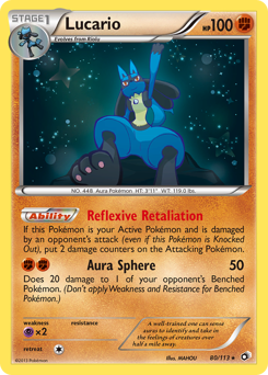 Lucario — Legendary Treasures 080