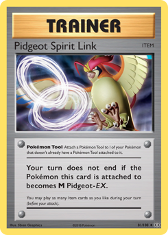 Pidgeot Spirit Link — Evolutions 081