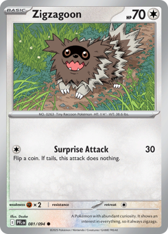 Zigzagoon — Phantasmal Flames 081
