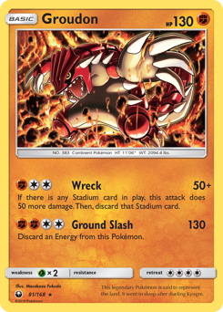 Groudon — Celestial Storm 081