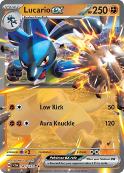 Lucario ex — Stellar Crown 082