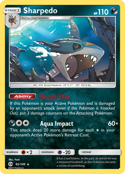 Sharpedo — Sun & Moon 082