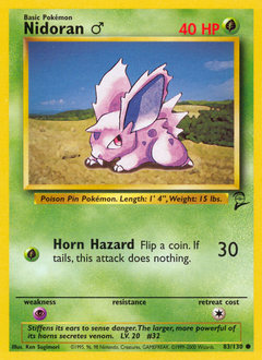 Nidoran ♂ — Base Set 2 083
