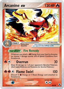 Arcanine ex — Legend Maker 083