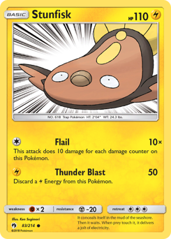 Stunfisk — Lost Thunder 083