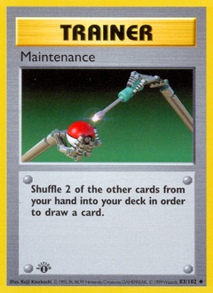 Maintenance — Base 083
