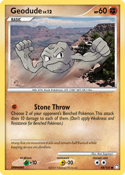 Geodude — Mysterious Treasures 084
