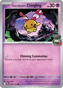Team Rocket's Chingling — Destined Rivals 085