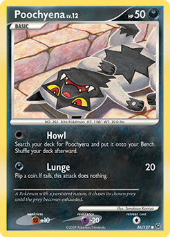Poochyena — Platinum 086