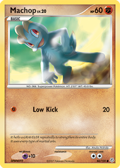 Machop — Diamond & Pearl 086