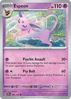 Espeon — Obsidian Flames 086