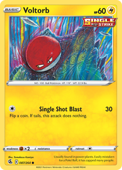 Voltorb — Fusion Strike 087