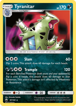 Tyranitar — Celestial Storm 087