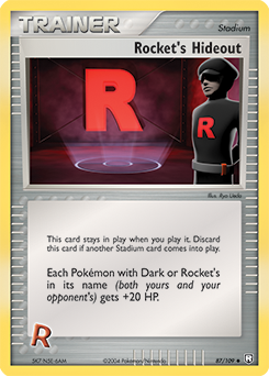 Rocket's Hideout — Team Rocket Returns 087