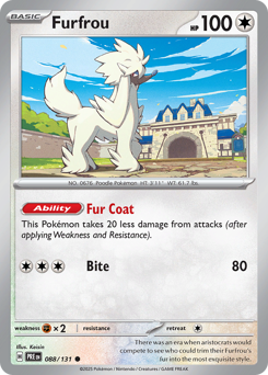 Furfrou — Prismatic Evolutions 088