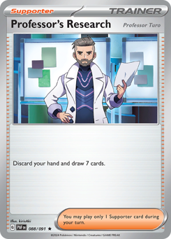 Professor's Research — Paldean Fates 088