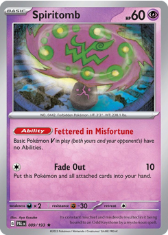 Spiritomb — Paldea Evolved 089