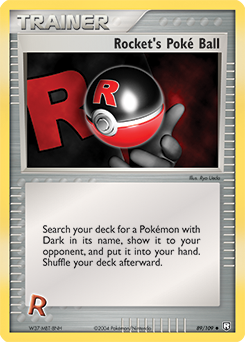 Rocket's Poké Ball — Team Rocket Returns 089