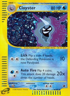 Cloyster — Expedition Base Set 008