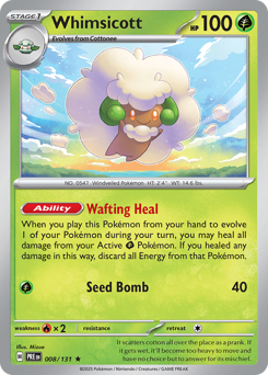 Whimsicott — Prismatic Evolutions 008