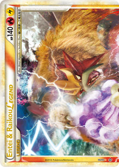 Entei & Raikou LEGEND — HS—Unleashed 090