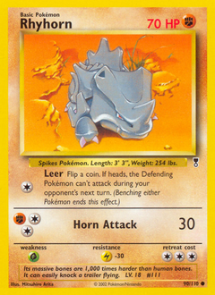 Rhyhorn — Legendary Collection 090
