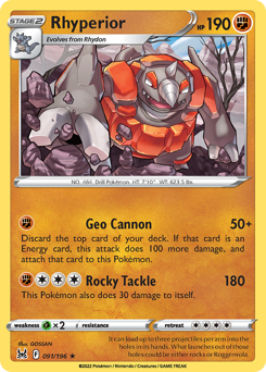 Rhyperior — Lost Origin 091