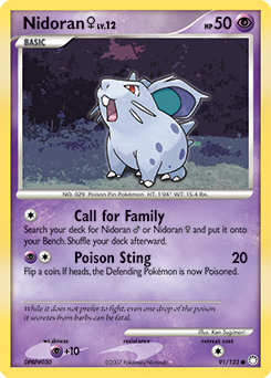 Nidoran ♀ — Mysterious Treasures 091