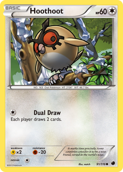 Hoothoot — Plasma Freeze 091