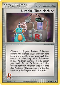 Surprise! Time Machine — Team Rocket Returns 091