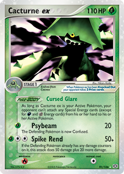 Cacturne ex — Emerald 091