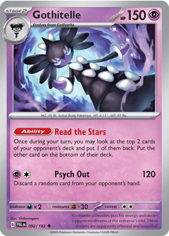 Gothitelle — Paldea Evolved 092