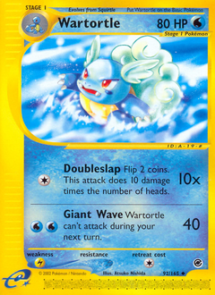 Wartortle — Expedition Base Set 092