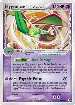 Flygon ex δ — Dragon Frontiers 092