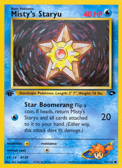 Misty's Staryu — Gym Challenge 092