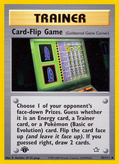 Card-Flip Game — Neo Genesis 092