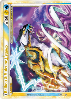 Raikou & Suicune LEGEND — HS—Unleashed 092