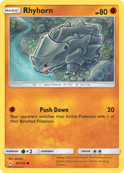 Rhyhorn — Unbroken Bonds 092