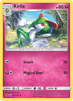 Kirlia — Burning Shadows 92a