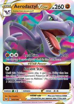 Aerodactyl VSTAR — Lost Origin 093