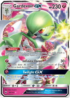Gardevoir-GX — Burning Shadows 093