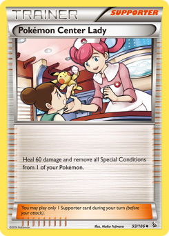 Pokémon Center Lady — Flashfire 093